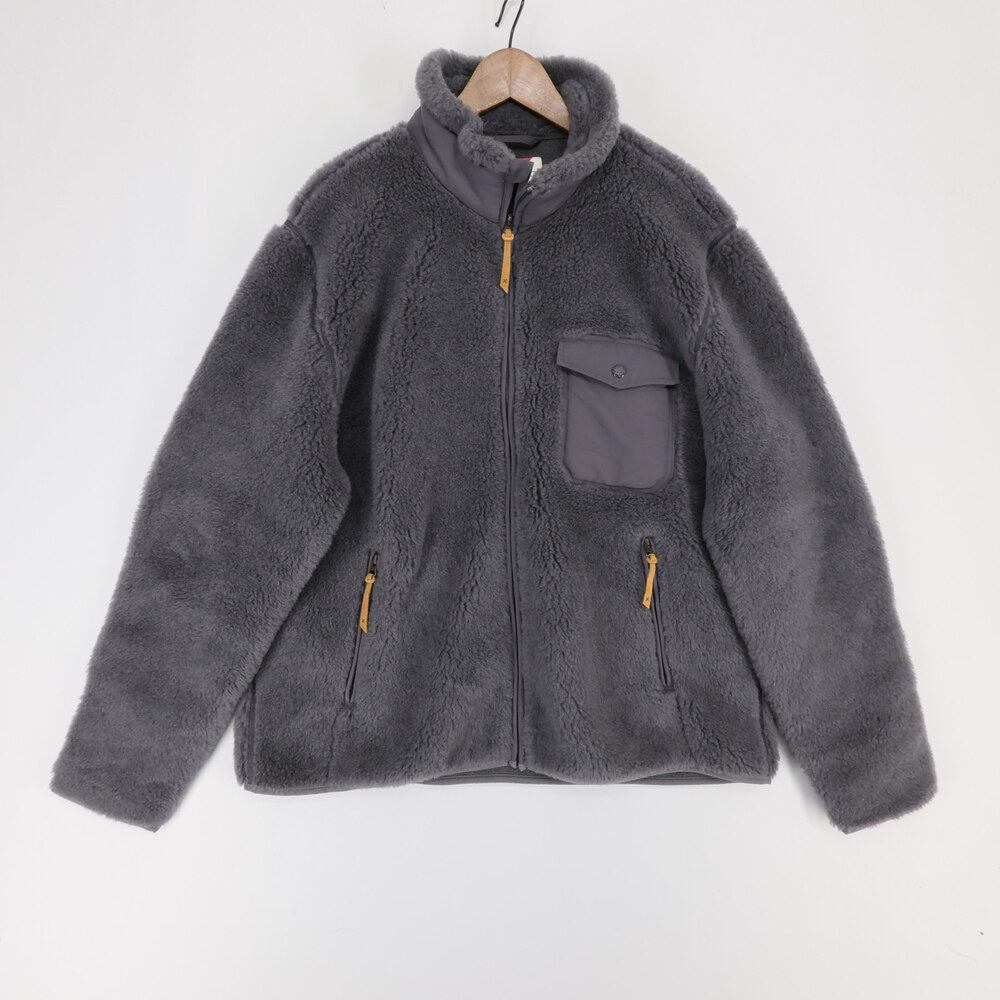 Best Made Co Jacket Mens 2XL Gray Wool Blend Sherpa Fleece Full Zip Coat